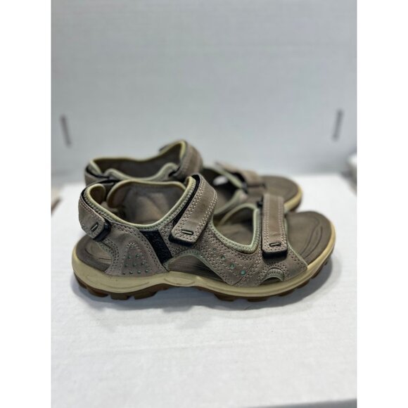 Ecco Womens off road Sandals Size 6 or 37 lite moon rock Leather Open Toe - Picture 10 of 10